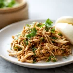 Pyszne bao z szarpanym kurczakiem z air fryer