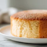 Biszkopt bez proszku do pieczenia z Air Fryer na talerzu