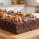 Pyszne brownie z orzechami, idealne na każdą okazję.