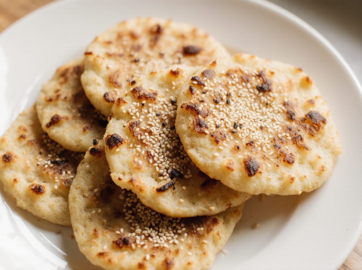 Cebularze z Air Fryer na talerzu