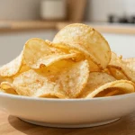 Smaczne chipsy z jabłka przygotowane w Air Fryer, idealna przekąska na każdą okazję.