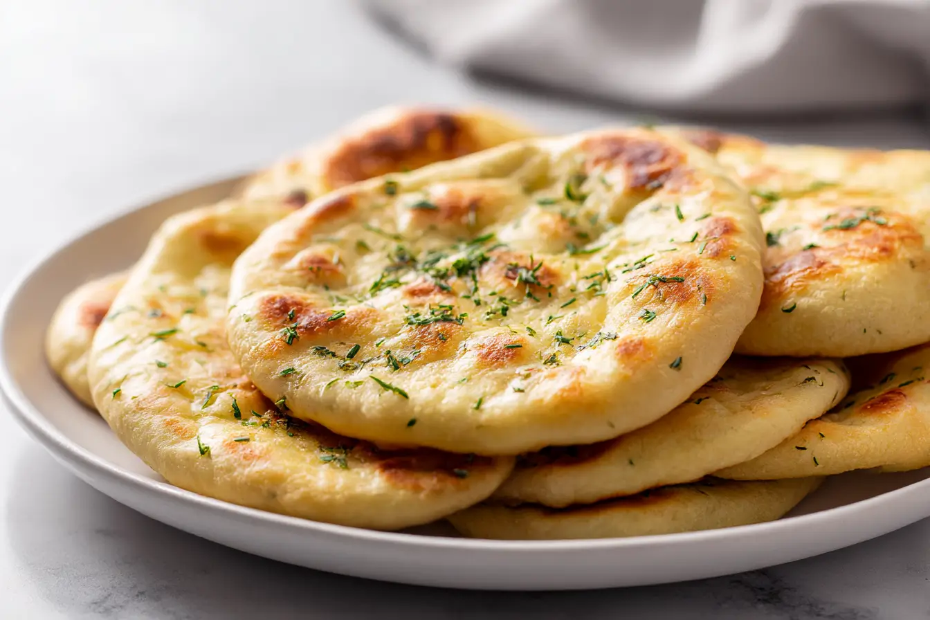 Chlebki naan z Air Fryer