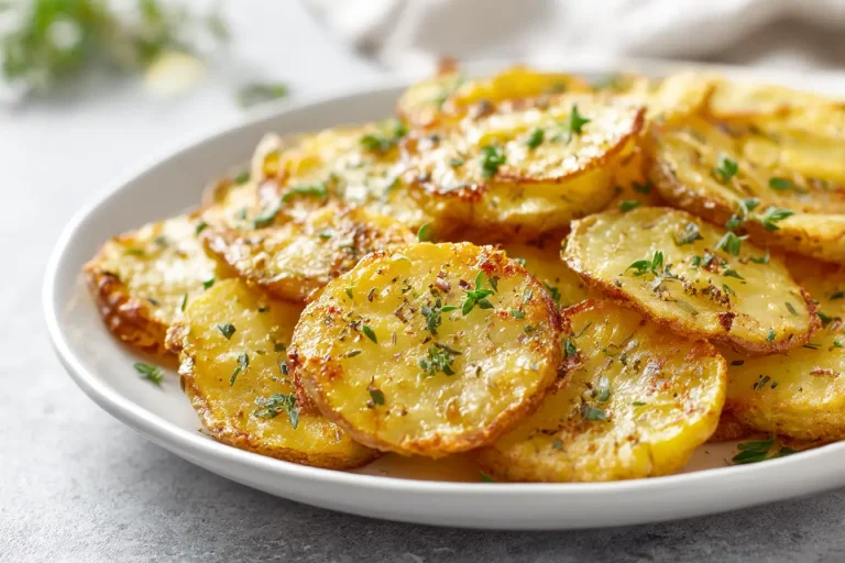 chrupiace plasterki ziemniakow z air fryer