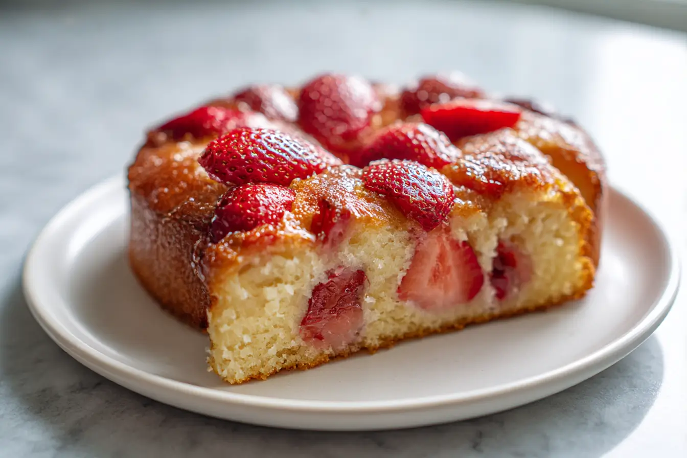 ciasto drozdzowe z truskawkami w air fryer