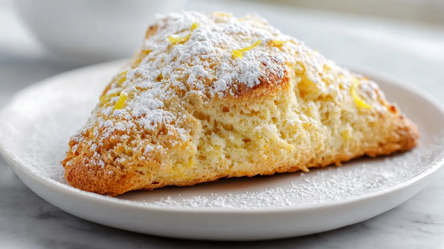 cytrynowe ciasteczka scone z air fryer