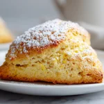 Cytrynowe ciasteczka scone z air fryer to pyszne i delikatne wypieki.