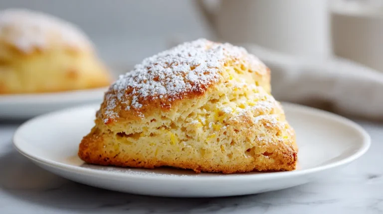 Cytrynowe ciasteczka scone z air fryer to pyszne i delikatne wypieki.