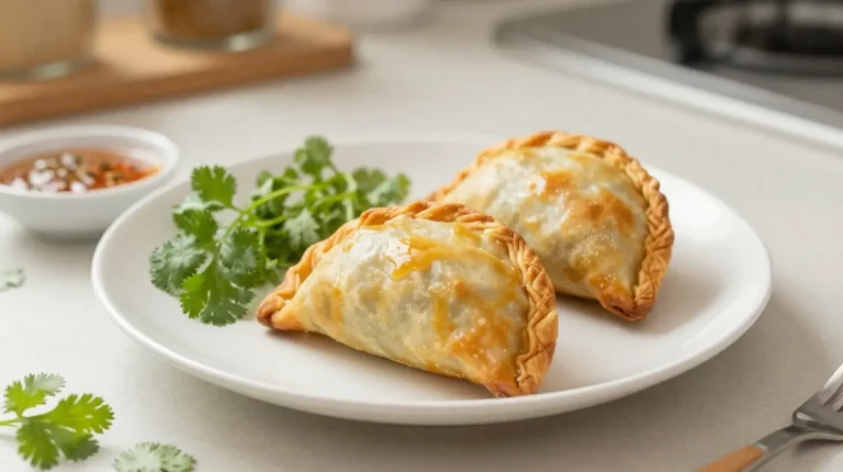 Pyszne empanadas z Air Fryer, chrupiące z zewnątrz i soczyste w środku.