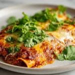 Smaczne enchiladas z Air Fryer przygotowane z soczystymi farszem.