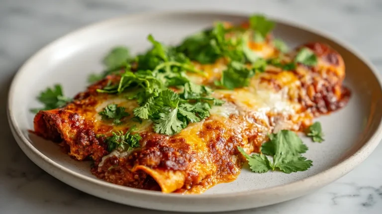 Smaczne enchiladas z Air Fryer przygotowane z soczystymi farszem.