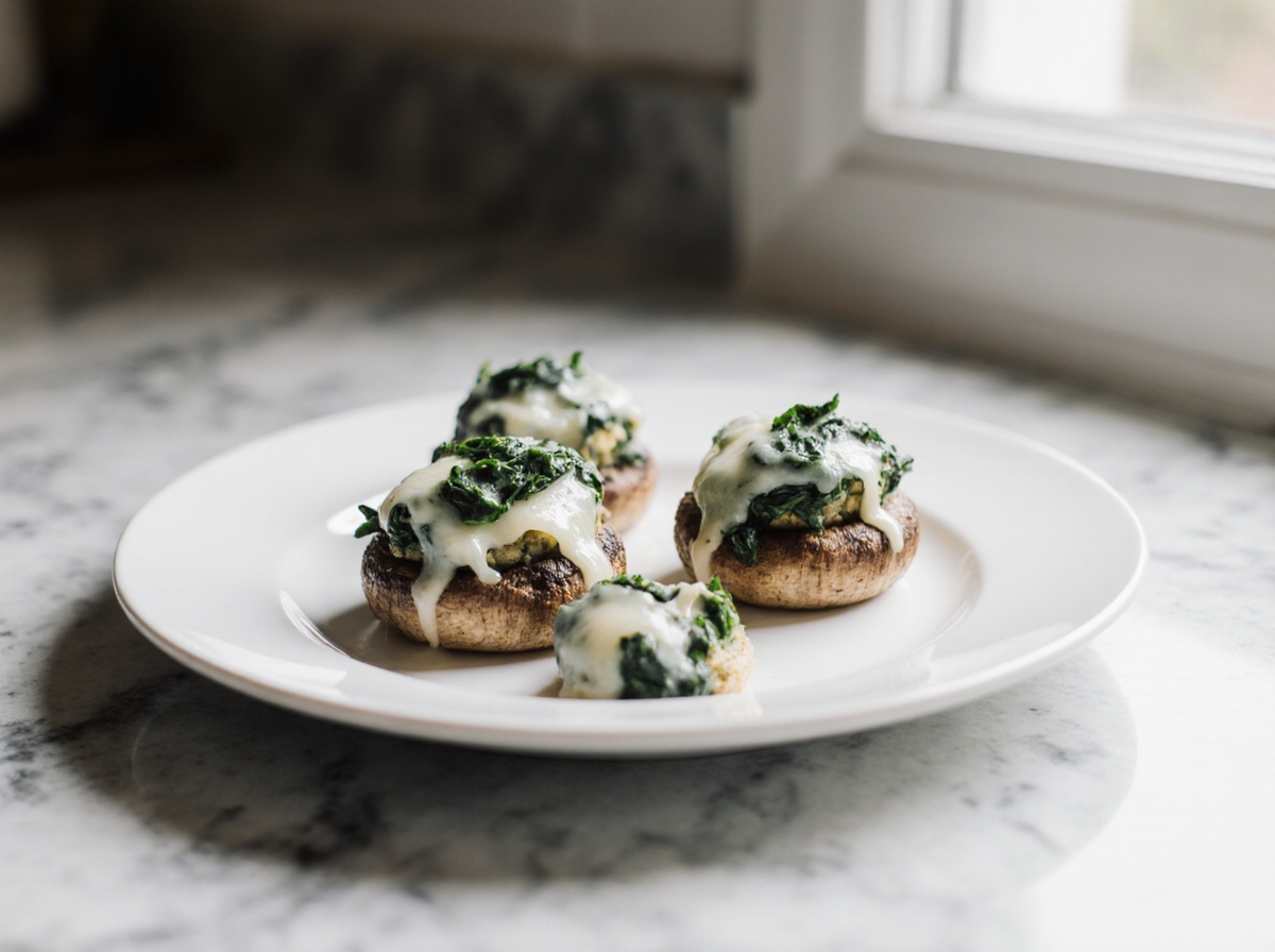 Faszerowane pieczarki z Air Fryer