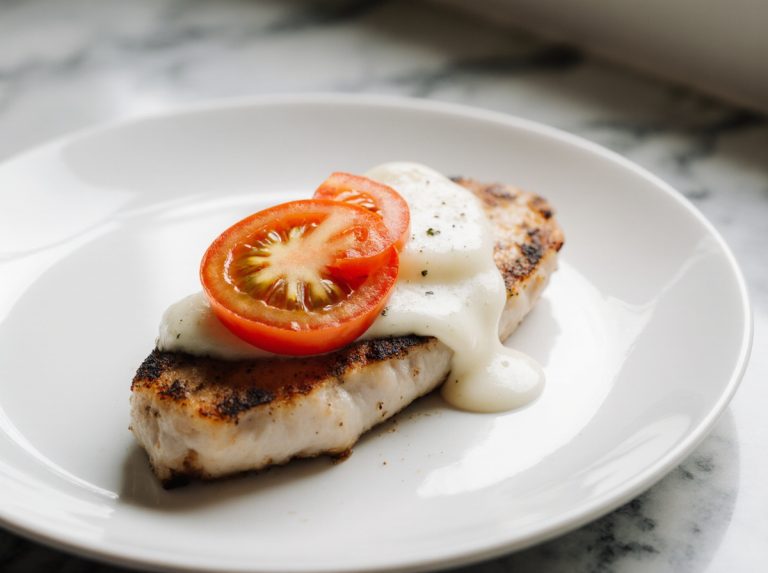 Pyszny filet z kurczaka z pomidorem i serem z air fryer