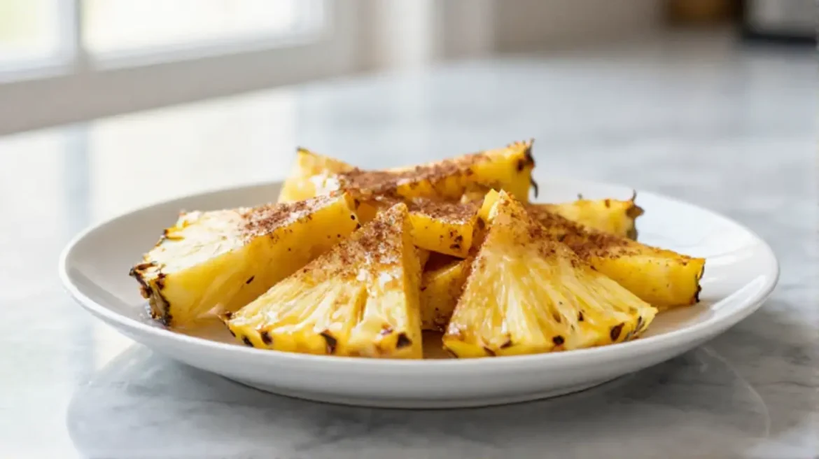 Grillowany ananas z cynamonem z Air Fryer