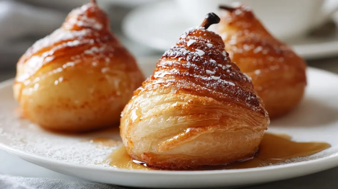 Gruszki na cieście francuskim z Air Fryer Gruszki na cieście francuskim z Air Fryer