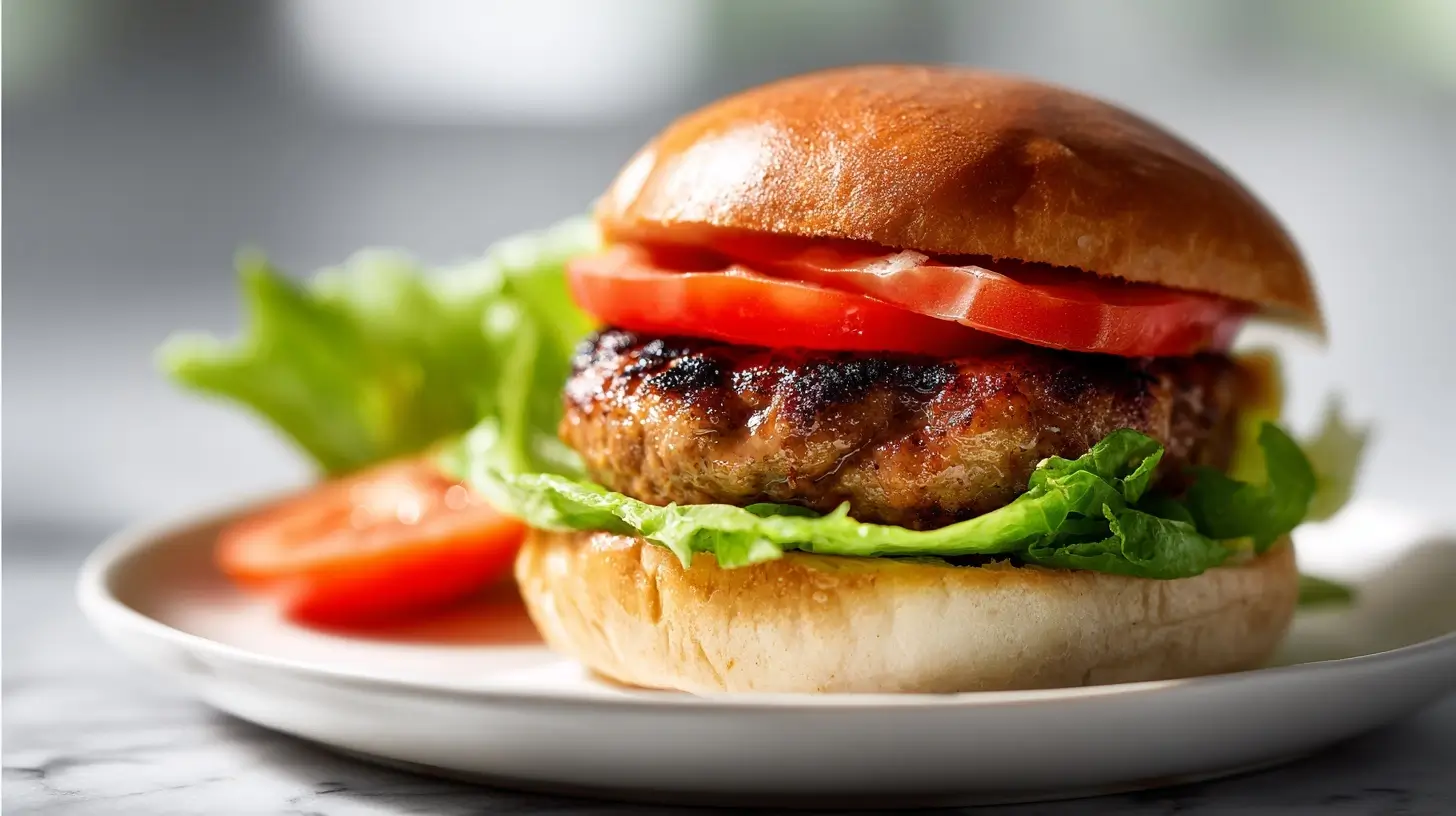 hamburger wieprzowy z air fryer