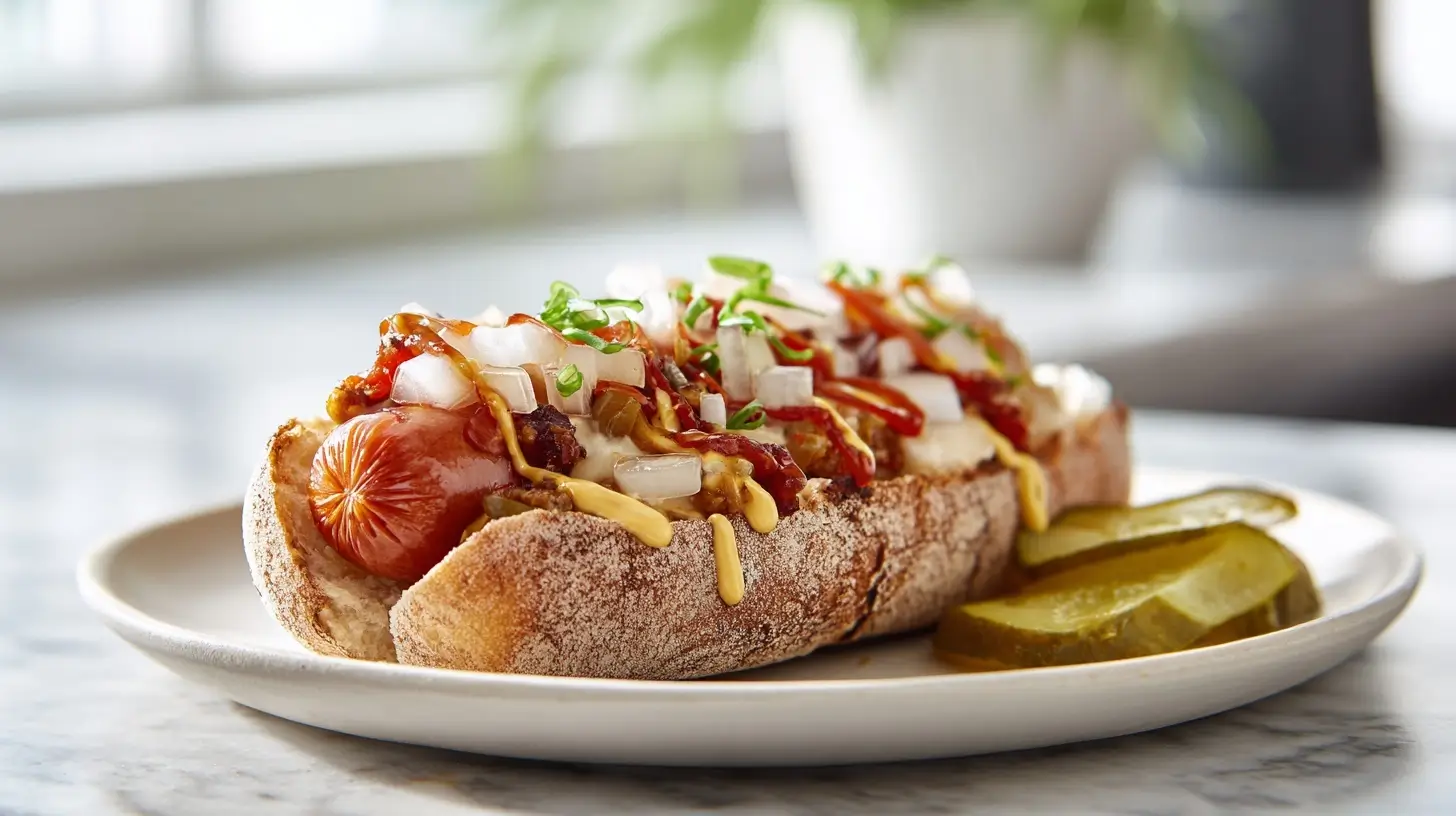 Pyszne hot dogi z air fryer, idealne na szybki posiłek.