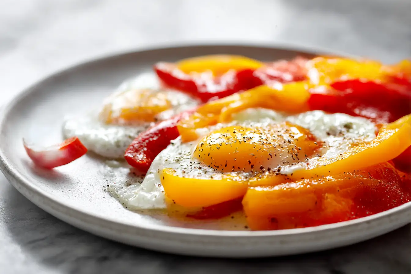 Jajka sadzone w papryce w Air Fryer