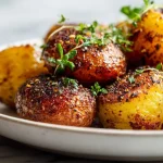 Jajka sadzone z Air Fryer na talerzu