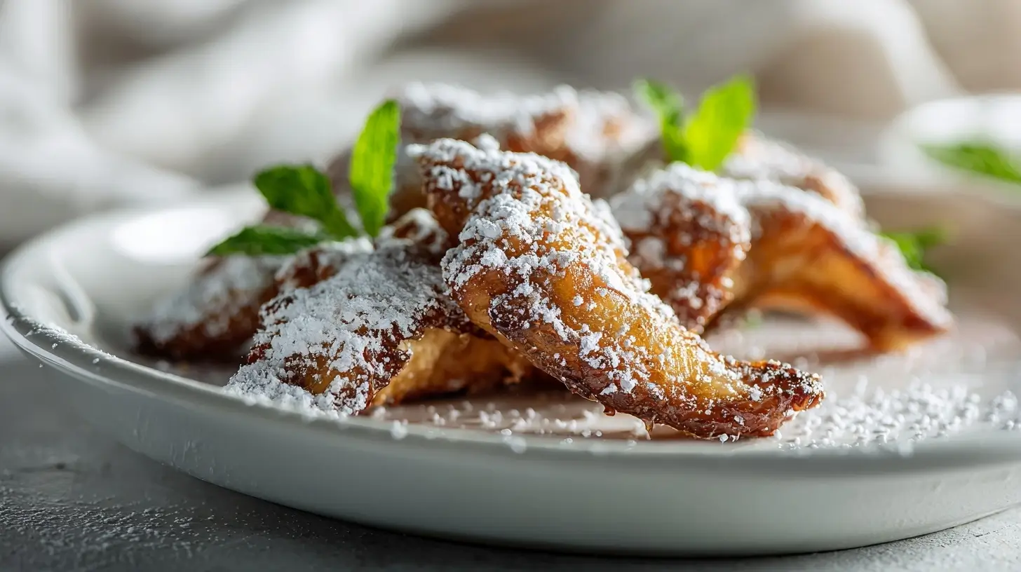 Kajzerki z Air Fryer na talerzu