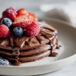 Kakaowe placuszki z serka wiejskiego z Air Fryer