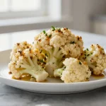 Kalafior w całości pieczony z sosem czosnkowym z Air Fryer