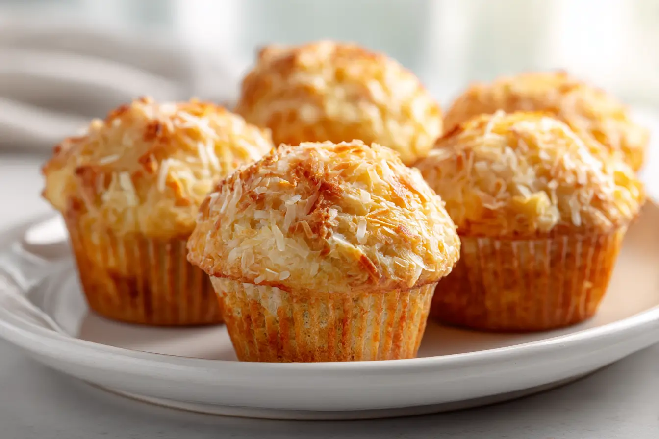 kokosowe muffiny z air fryer