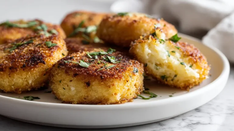 Kotlety ruskie z Air Fryer na talerzu