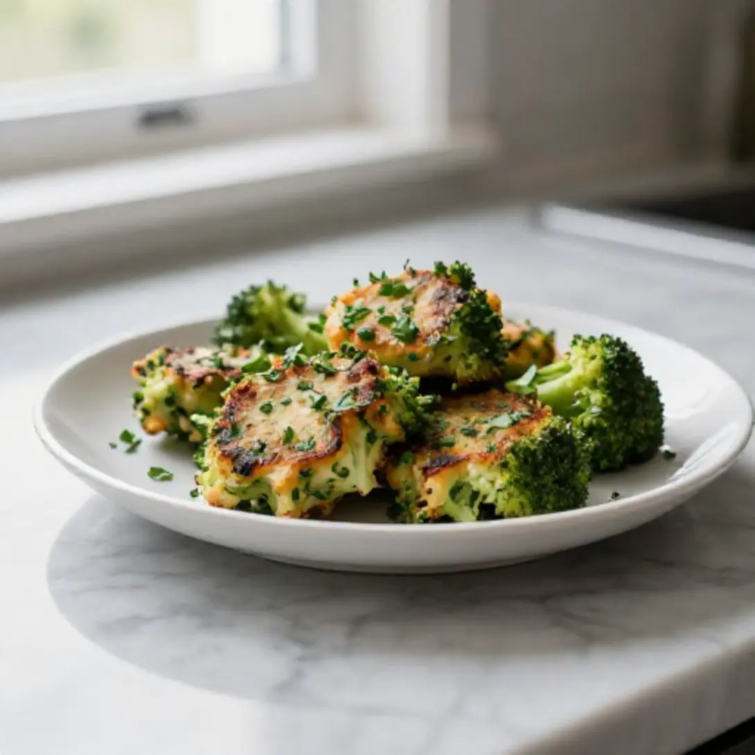 Kotlety z brokuła z Air Fryer