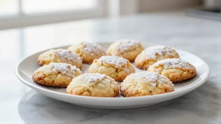 Kuleczki ziemniaczane z Air Fryer na talerzu.
