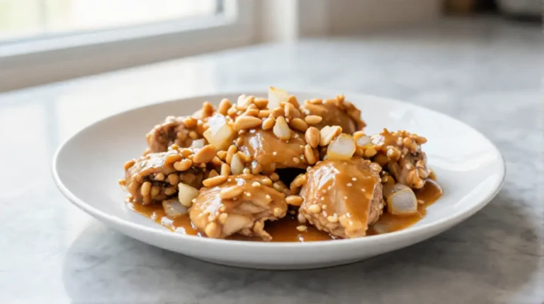 Kurczak w sosie orzechowym z Air Fryer