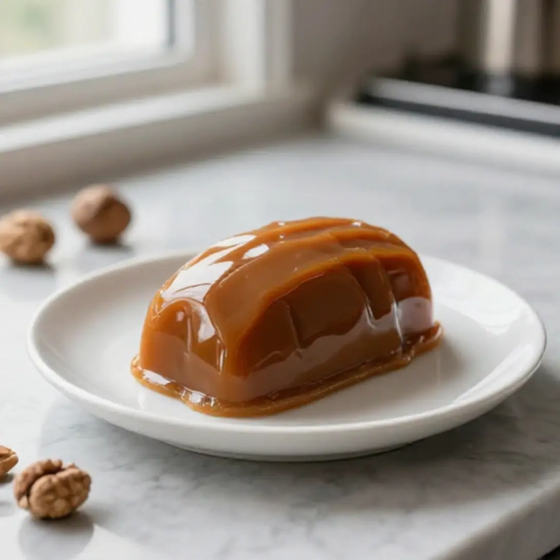 Mazurek kajmakowy z Air Fryer prezentuje się wyjątkowo apetycznie.