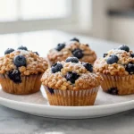 Muffiny owsiane z jagodami z Air Fryer