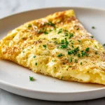 Pyszny omlet z serkiem wiejskim z air fryer