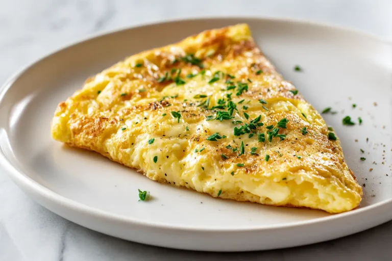 Pyszny omlet z serkiem wiejskim z air fryer