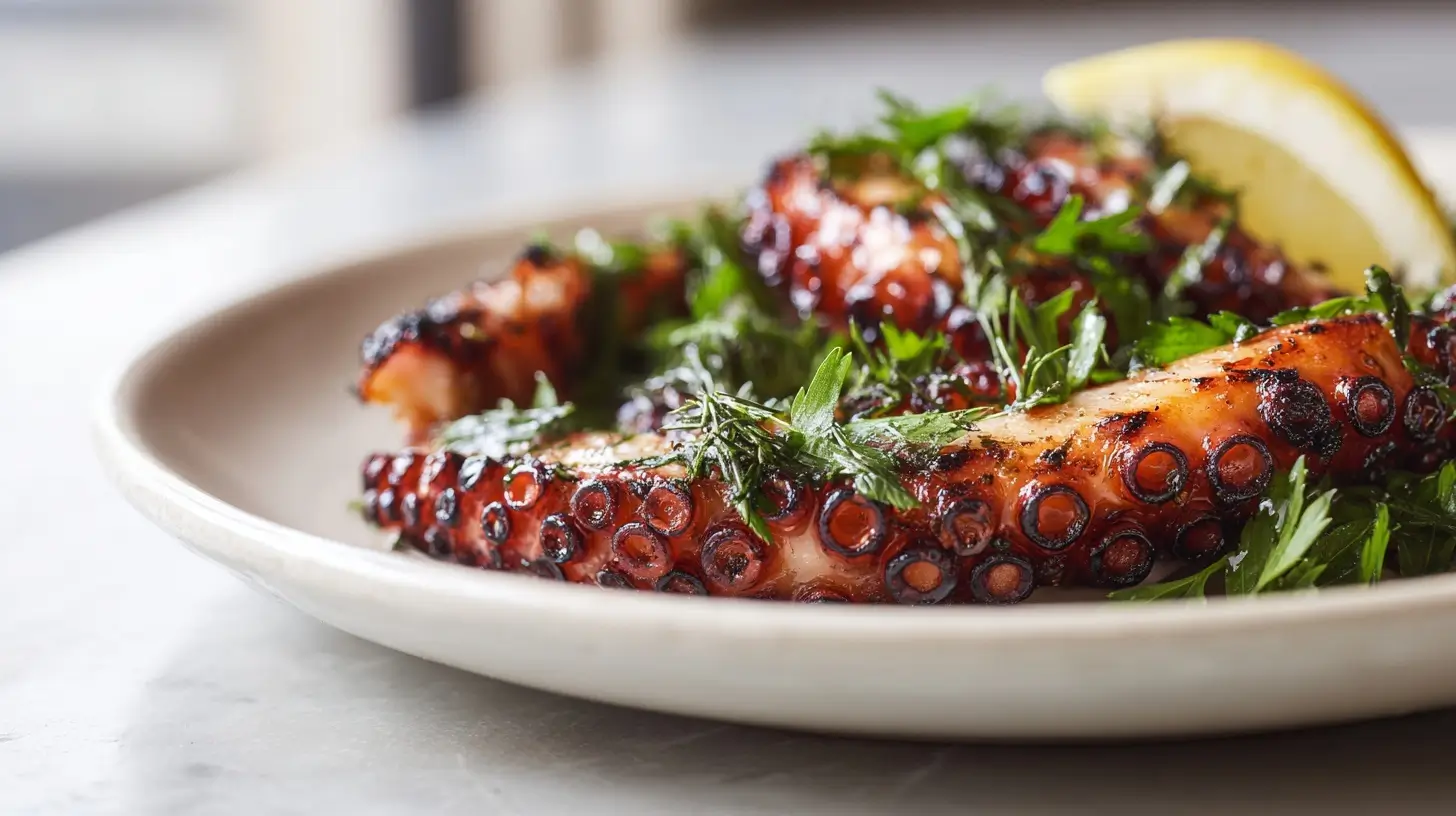 Ośmiornica z Air Fryer to smakowite danie idealne na każdą okazję.