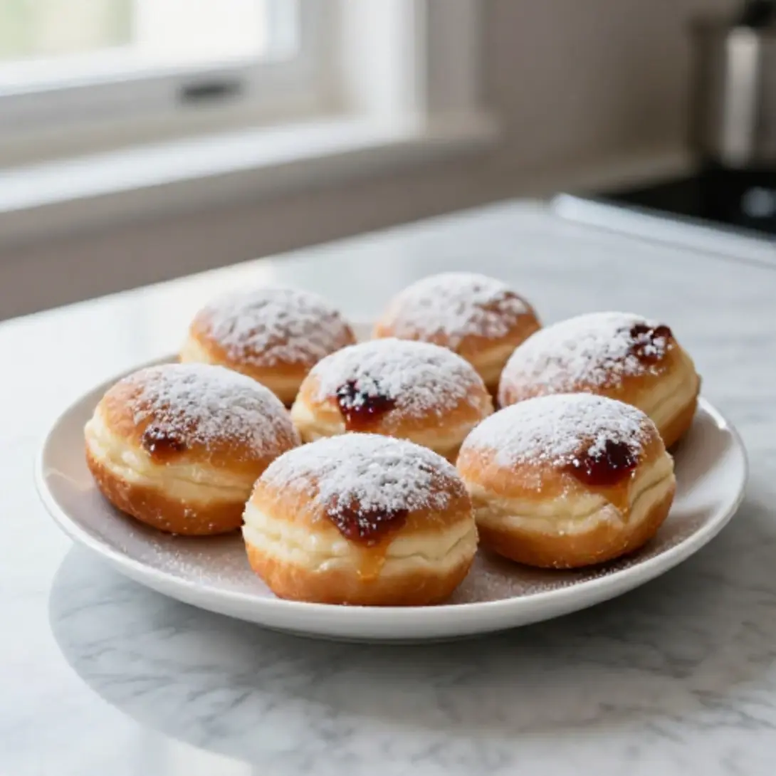 Pączki wielkanocne z Air Fryer przygotowane dla rodziny.