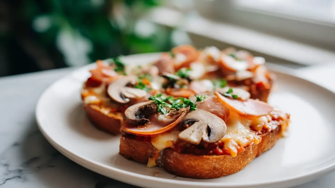 Palki kurczaka z gruszka w air fryer na talerzu.
