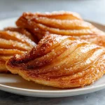 Paluszki z mozzarelli z Air Fryer na talerzu