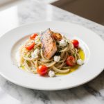 Pasta z wedzonej makreli z feta i pomidorkami z air fryer