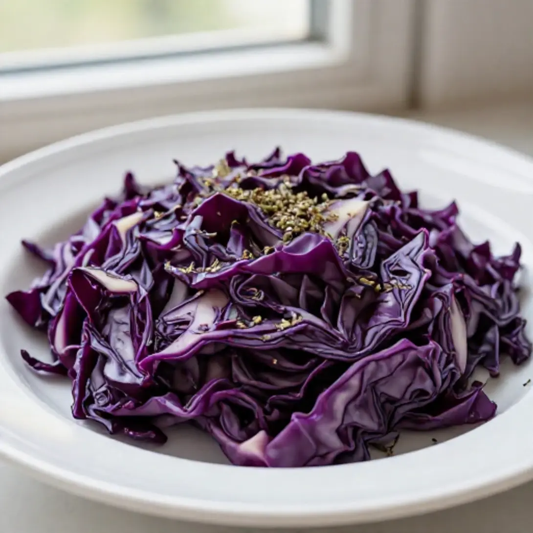 Pieczona czerwona kapusta z Air Fryer