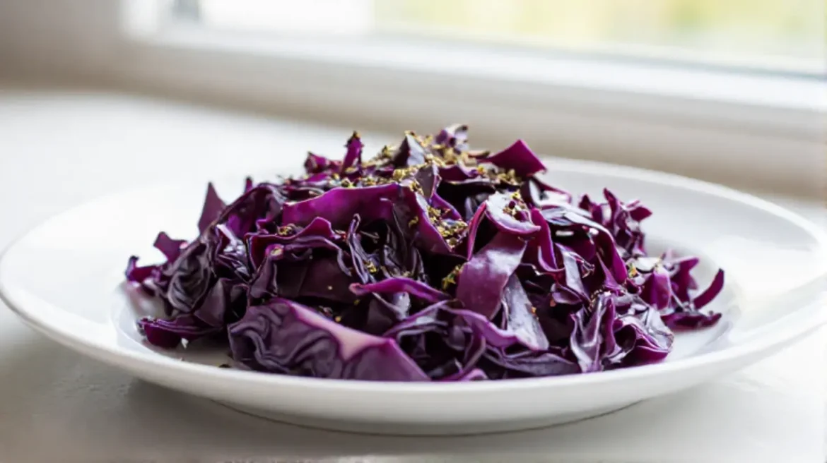Pieczona czerwona kapusta z Air Fryer
