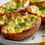 Pieczone łódeczki z ziemniaków z Air Fryer