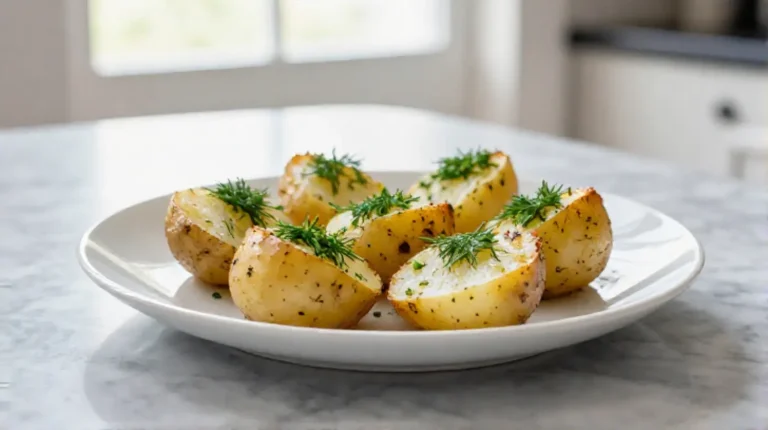 Pieczone młode ziemniaki z koperkiem z Air Fryer