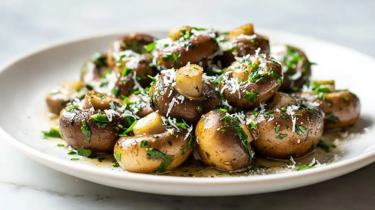 Pieczone pieczarki z Air Fryer