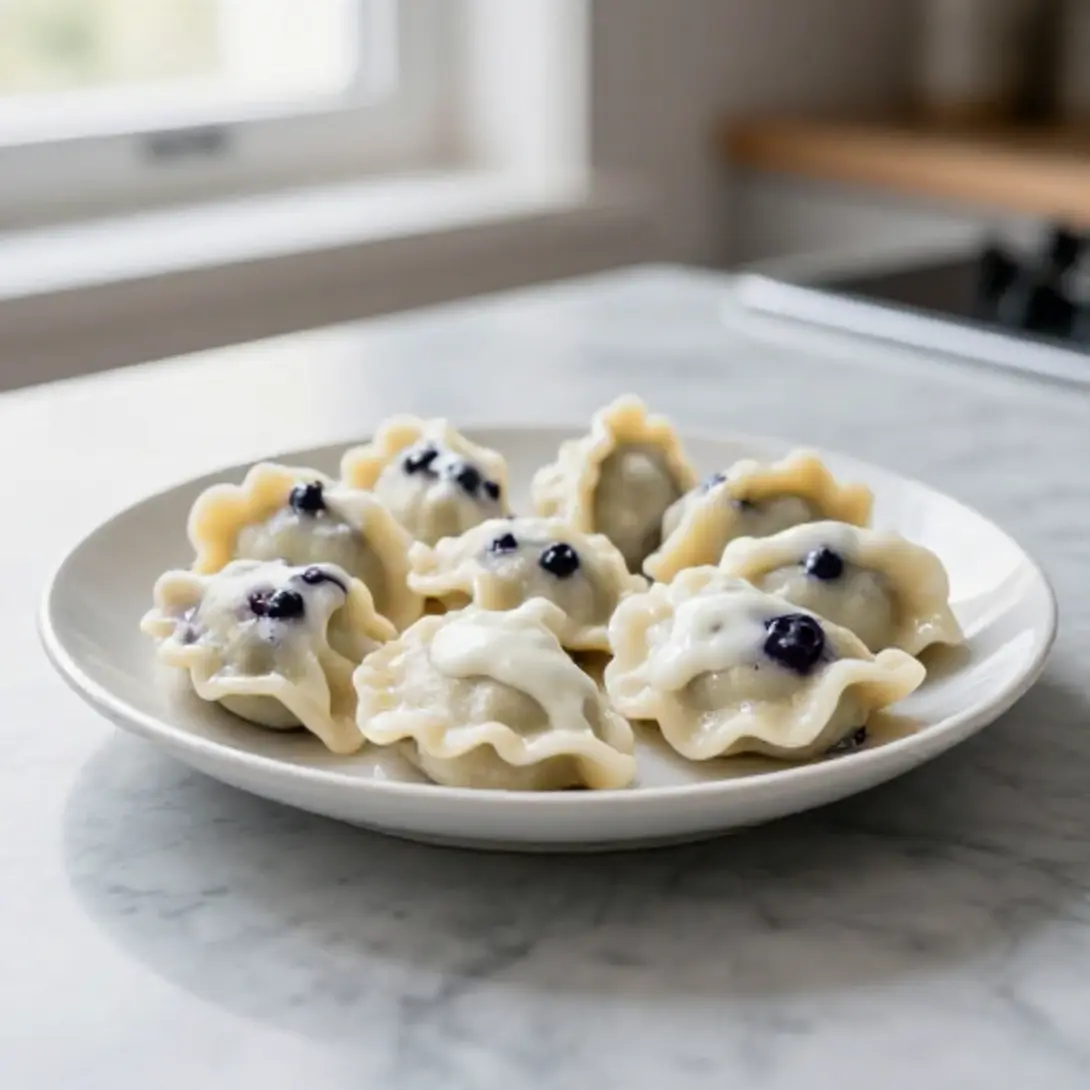 Pierogi z jagodami z Air Fryer