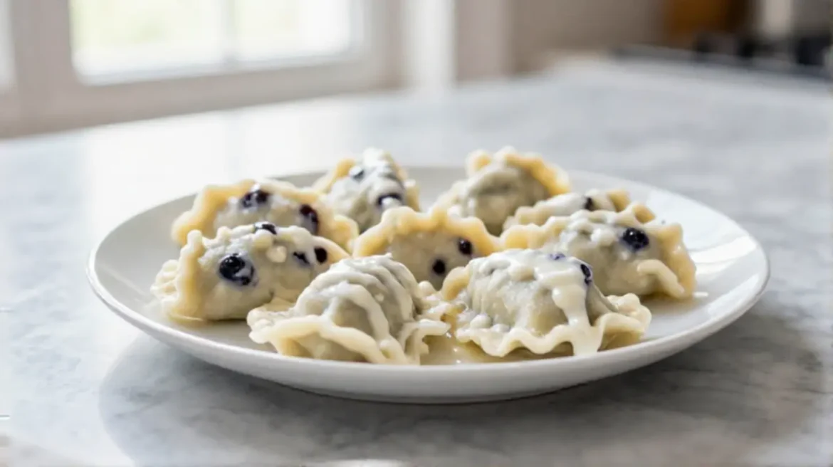 Pierogi z jagodami z Air Fryer