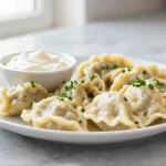Pierogi z mięsem pieczone w Air Fryer