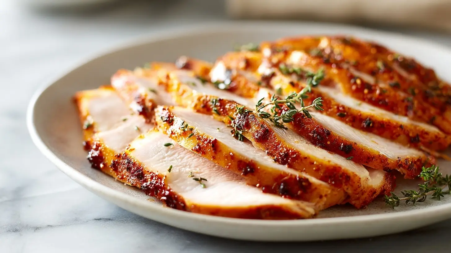 Piers z indyka na kanapki z air fryer