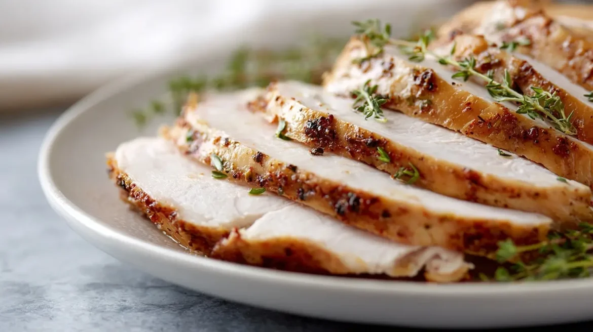 Piers z indyka na kanapki z air fryer