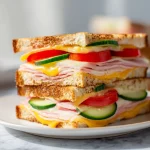 Pietrowe tosty w air fryer w apetycznym wydaniu.